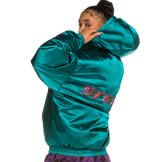 Unisex Wendejacke Grimey Acknowledge SS20 Grün/Gelb