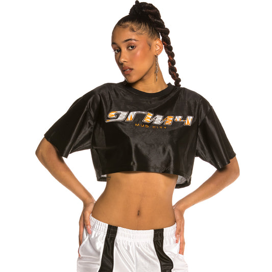 Camiseta Grimey Chica Acknowledge Crop top SS20 Black