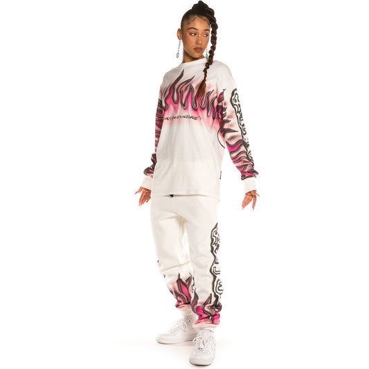 Pack Grimey Long Sleeve Shirt + Pant SHIRTKINGPHADE SS20 White