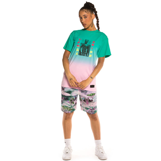 Pack Grimey Tee + Yanga Shorts SS20 Mehrfarbig/Grün 
