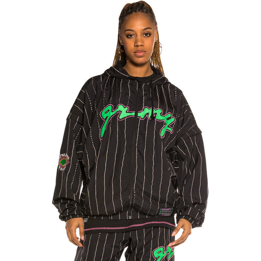 Grimey „Strange Fruit“ Unisex-Kapuzenjacke – Schwarz | Frühling 21