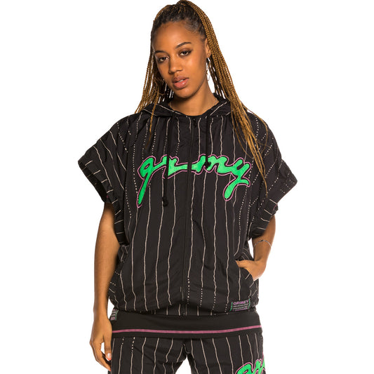 Grimey „Strange Fruit“ Unisex-Kapuzenjacke – Schwarz | Frühling 21