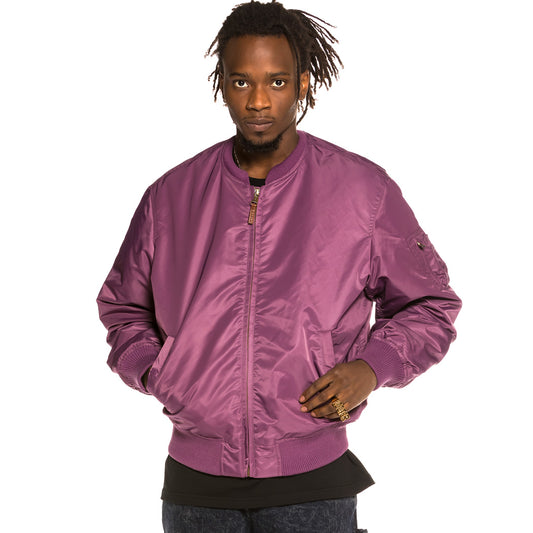 Grimey "Liveution" Reversible Bomber Jacket Purple | Spring 21
