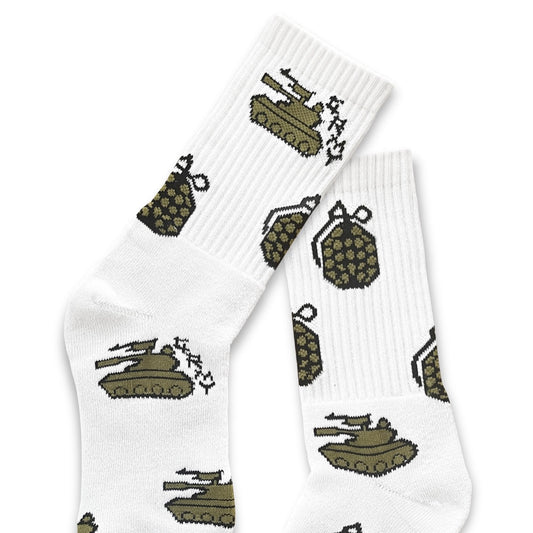CALCETINES GRIMEY LUCKY DRAGON - WHITE | SS24