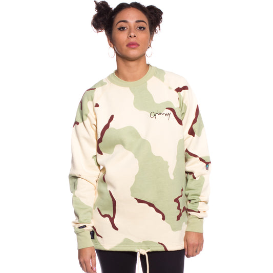 SUDADERA UNISEX GRIMEY NATURAL CREWNECK FW17 CAMO