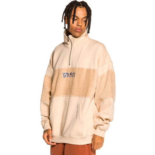 Sudadera Grimey "Jazz Thing" High neck - Cream | Fall 21