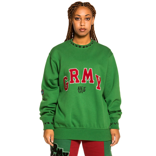 Sudadera Unisex Grimey "Singgang Junction GRMY" Crewneck - Green | Fall 21