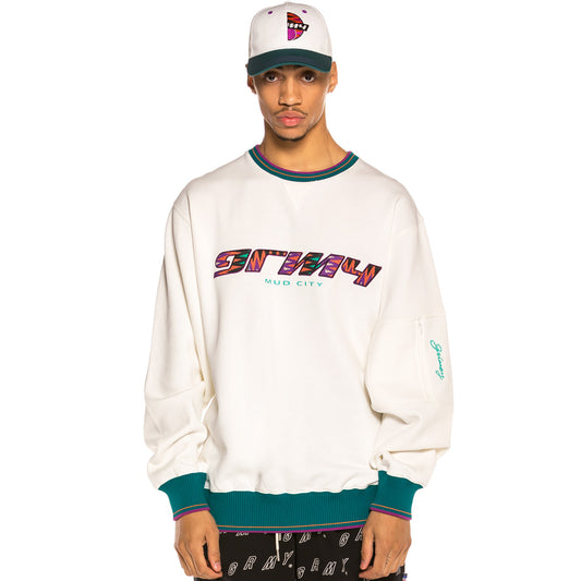Sudadera Grimey Acknowledge Crewneck SS20 White