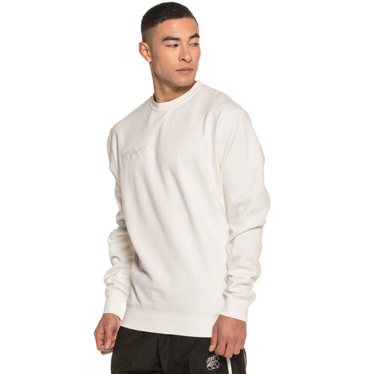 Sudadera Grimey Brick Top Crewneck SS19 white