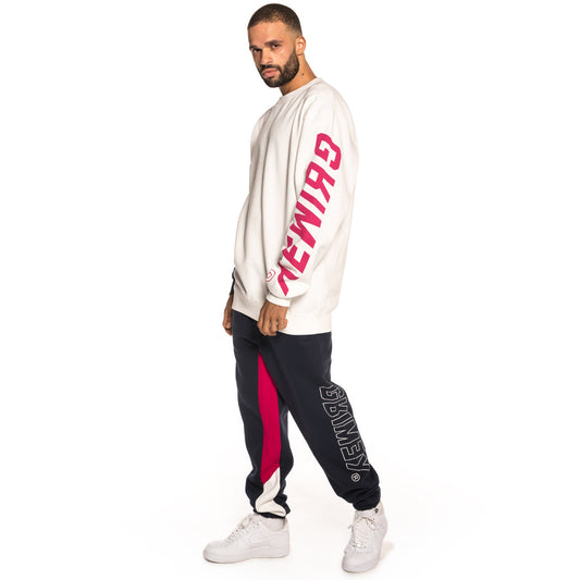 Pack Grimey Crewneck + Pant Hazy Sun FW18 navy/white