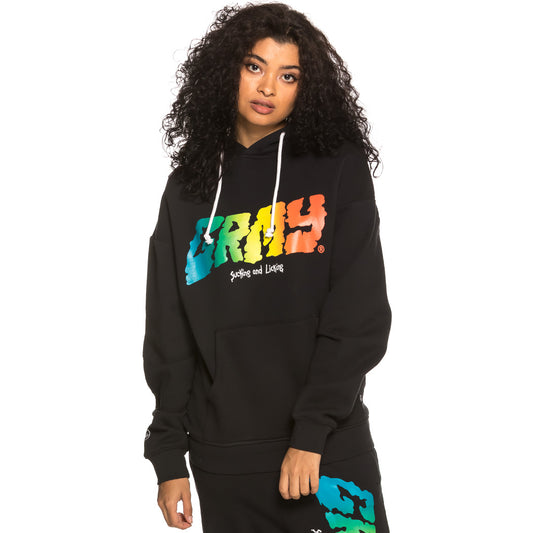 Unisex Sweatshirt Grimey Laughing Boy Hoodie SS19 Schwarz