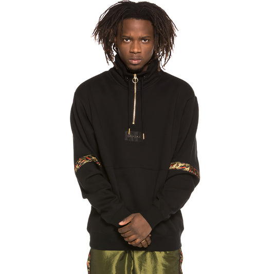 Sudadera Grimey Midnight High Neck Sweatshirt SS19 black