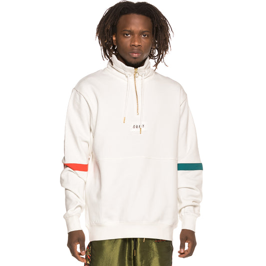 Sudadera Grimey Midnight High Neck Sweatshirt SS19 White