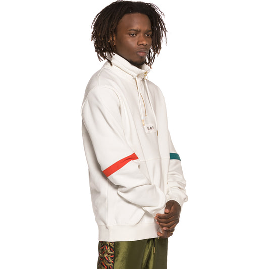 Sudadera Grimey Midnight High Neck Sweatshirt SS19 White