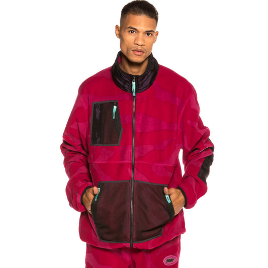Sudadera Grimey Mysterious Vibes Zip Polar Fleece FW19 Purple