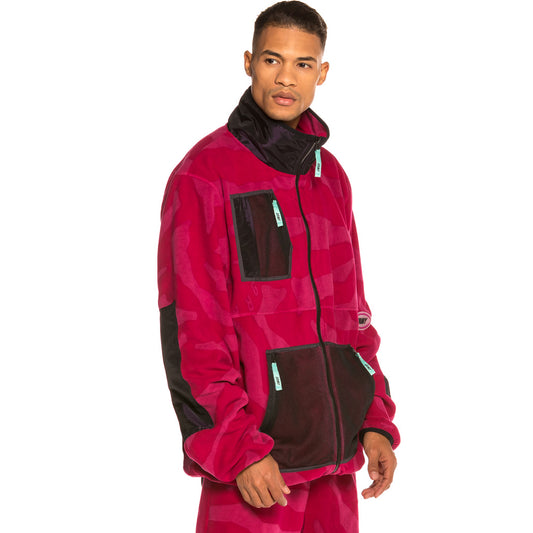 Sudadera Grimey Mysterious Vibes Zip Polar Fleece FW19 Purple