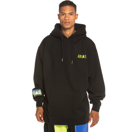 Sudadera Grimey Planete Noir Hoodie FW19 Black