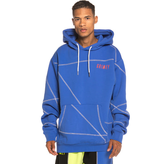 Sudadera Grimey Planete Noire Overlok Hoodie FW19 Blue
