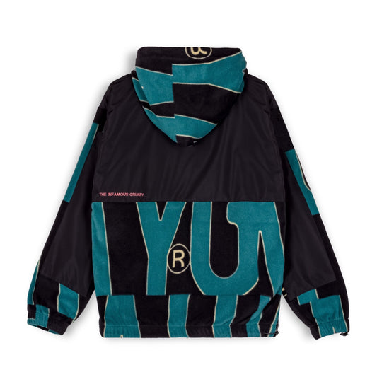 Sudadera Grimey SNOW FOX All Over Polar Fleece - Blue | Winter 22