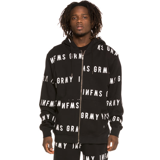 Sudadera Grimey Sober Heritage Hoodie SS19 Black