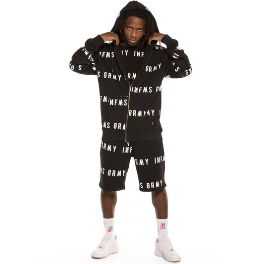 Sudadera Grimey Sober Heritage Hoodie SS19 Black
