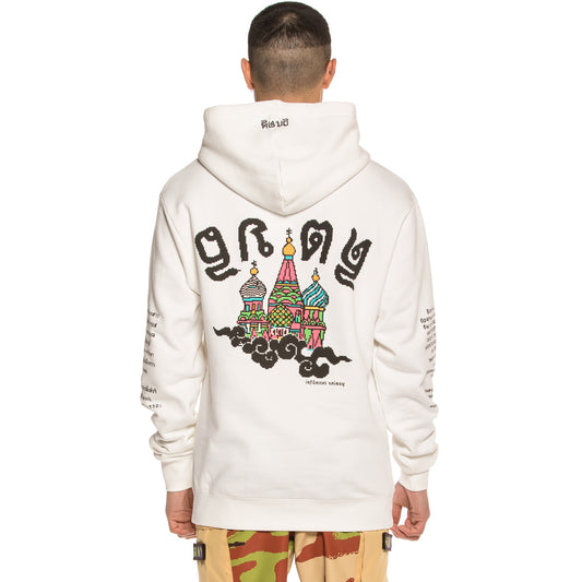Sudadera Grimey Transiberian Hoodie SS19 White