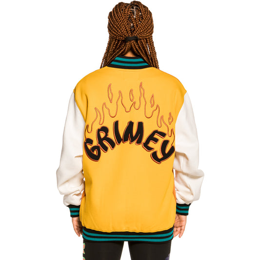 Sudadera Unisex Grimey "Destroy All Fear" Zip Crewneck - Brick | Fall 21