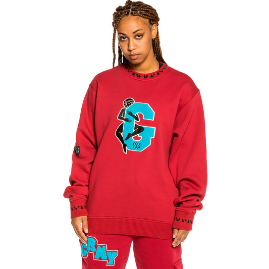 Sudadera Unisex Grimey "Singgang Junction" Crewneck - Red | Fall 21