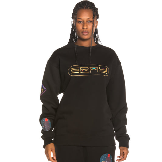 Unisex Sweatshirt Grimey Engineering Crewneck FW19 Schwarz