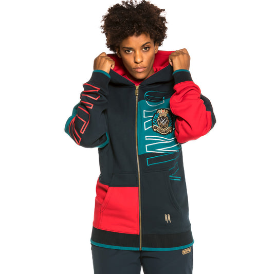Unisex Sweatshirt Grimey Engineering Zipper Hoodie FW19 Navy