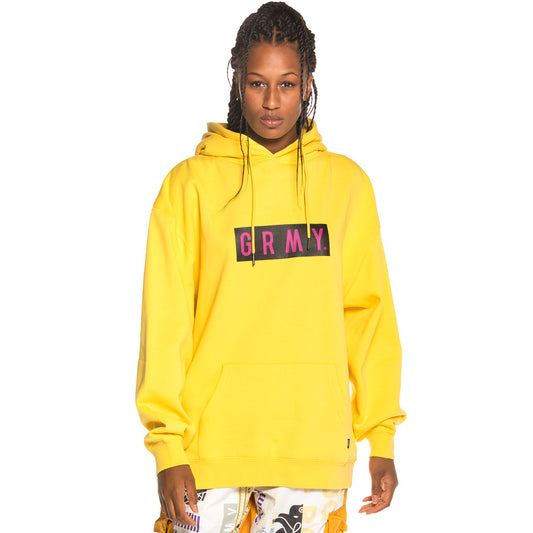 Unisex Sweatshirt Grimey Flying Saucer Hoodie FW19 Gelb