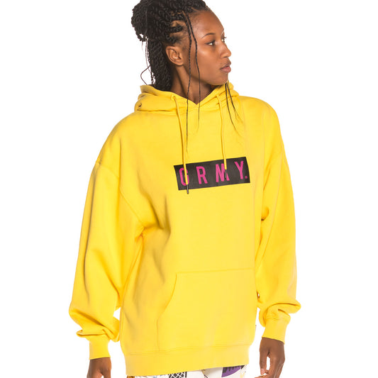 Unisex Sweatshirt Grimey Flying Saucer Hoodie FW19 Gelb