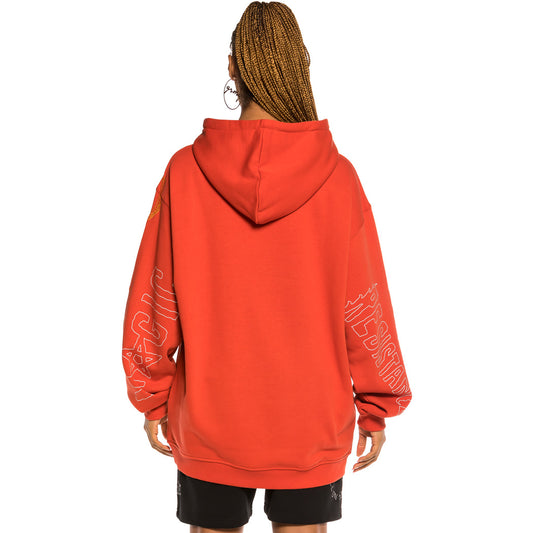 Sudadera Unisex Grimey Liveution Magic 4 Resistance Hoodie - Red | Spring 21