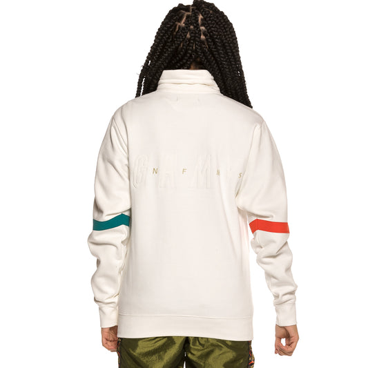 Sudadera Unisex Grimey Midnight High Neck Sweatshirt SS19 White