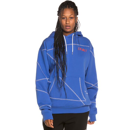 Sudadera Unisex Grimey Planete Noire Overlok Hoodie FW19 Blue
