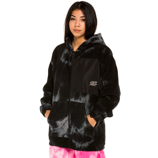 Sudadera Unisex Grimey Polar Space Lady Hoodie - Bleached Black | Winter 21