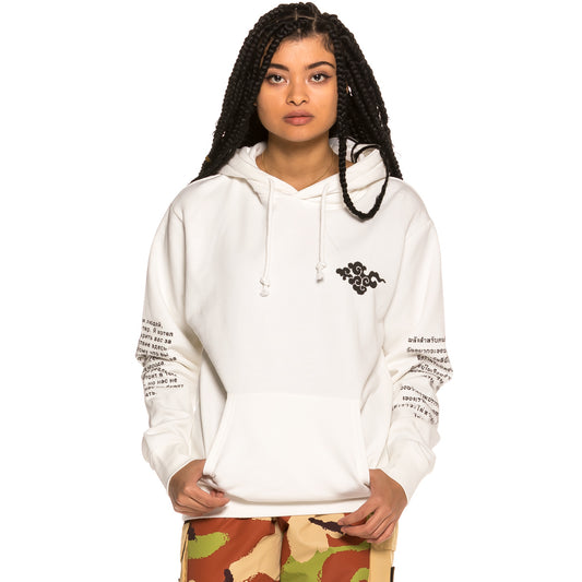 Unisex Sweatshirt Grimey Transiberian Hoodie SS19 Weiß