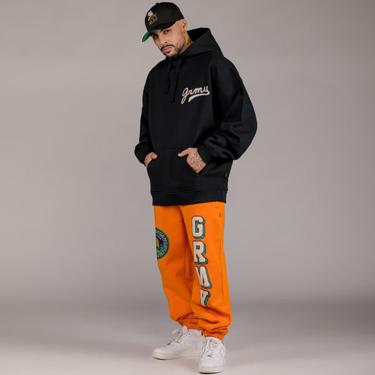Pack Grimey Pant + Hoodie "HIVE" Heavyweight - Black/Orange | Fall 22
