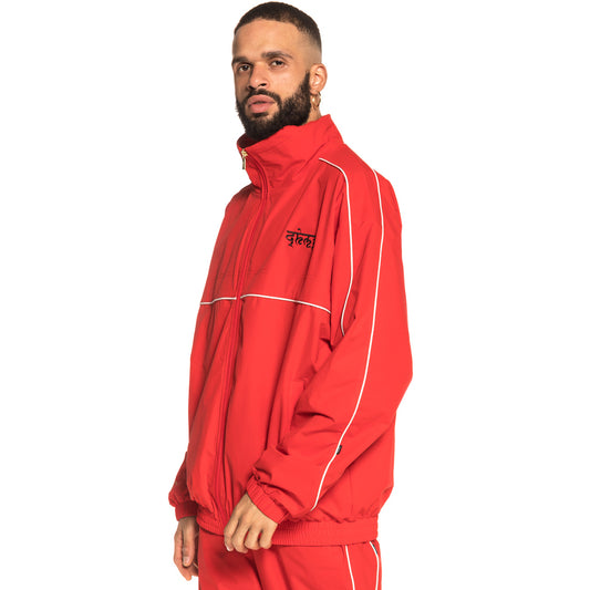 Pack Grimey Trainingsjacke + Hose Shambala Spandex FW18 rot