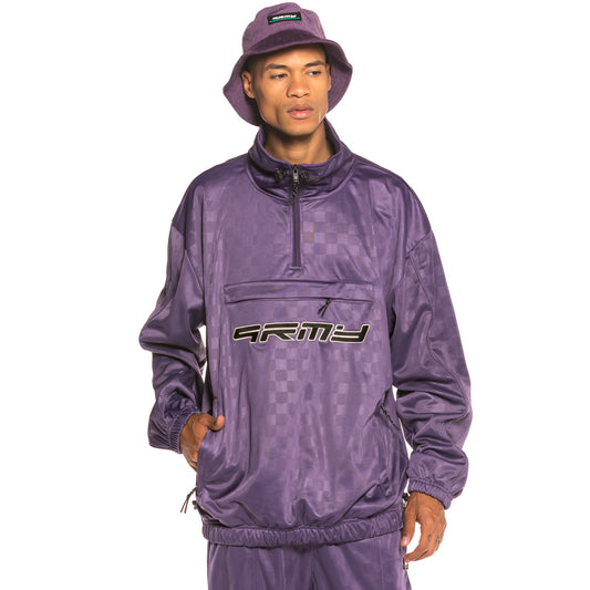 Trainingsjacke Grimey Sighting in Vostok Poly TJ FW19 Lila