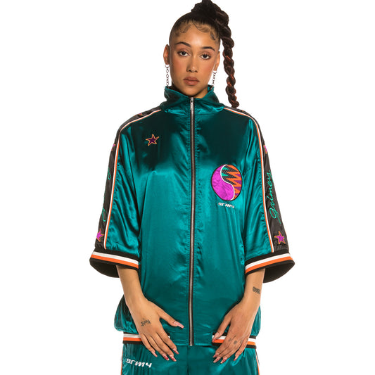 Unisex Trainingsjacke Grimey Acknowledge Mittelärmelig SS20 Grün