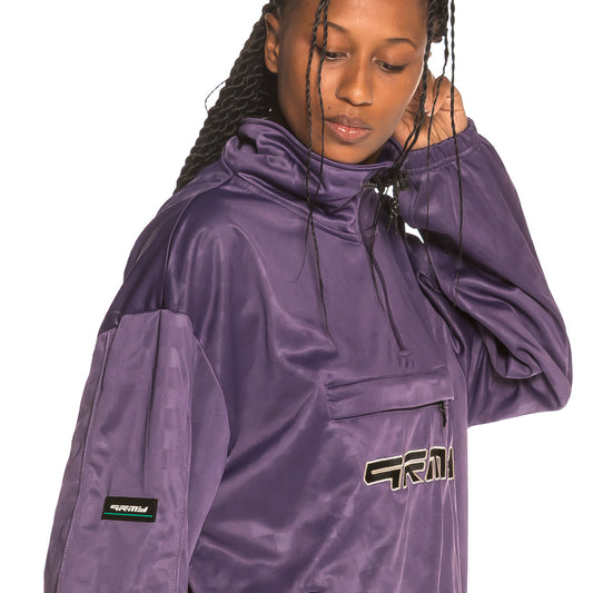 Grimey Sighting Unisex Trainingsjacke in Vostok Poly TJ FW19 Lila