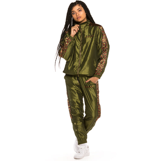 Pack Grimey Track Jacket + Track Pant Midnight Chameleon SS19 green