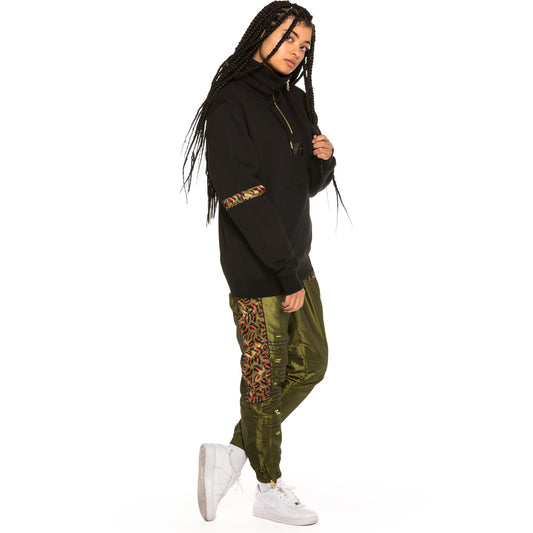 Pack Grimey Sweatshirt + Track Pant Midnight Chameleon SS19 Black / green