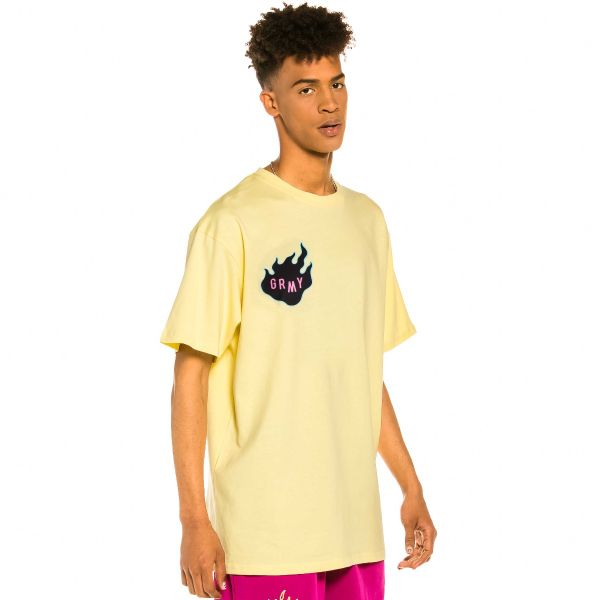 Camiseta Grimey "Burn The Fire" - Yellow | Summer 22