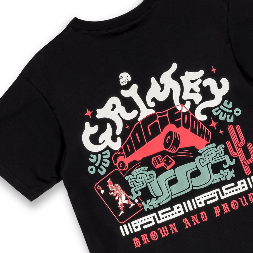 CAMISETA GRIMEY CAUSING PANIC THE CHARLESTON BLVD - BLACK | SS24