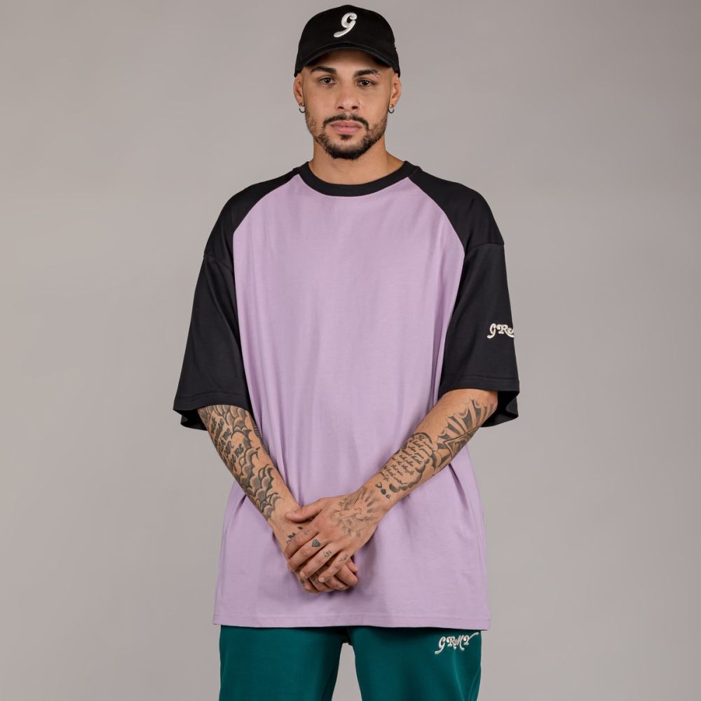 Camiseta Grimey "WESTBOUND" Oversize - Lavender | Fall 22