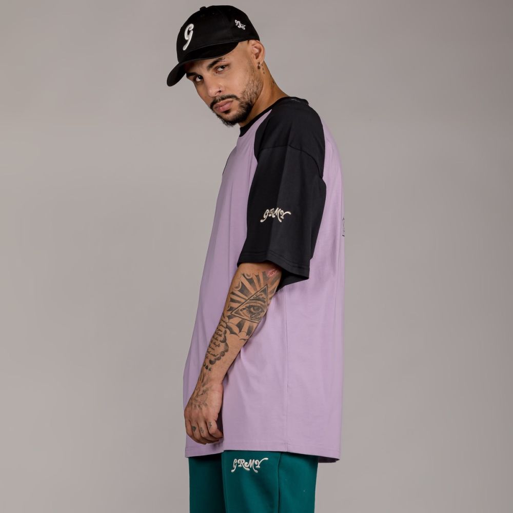 Camiseta Grimey "WESTBOUND" Oversize - Lavender | Fall 22