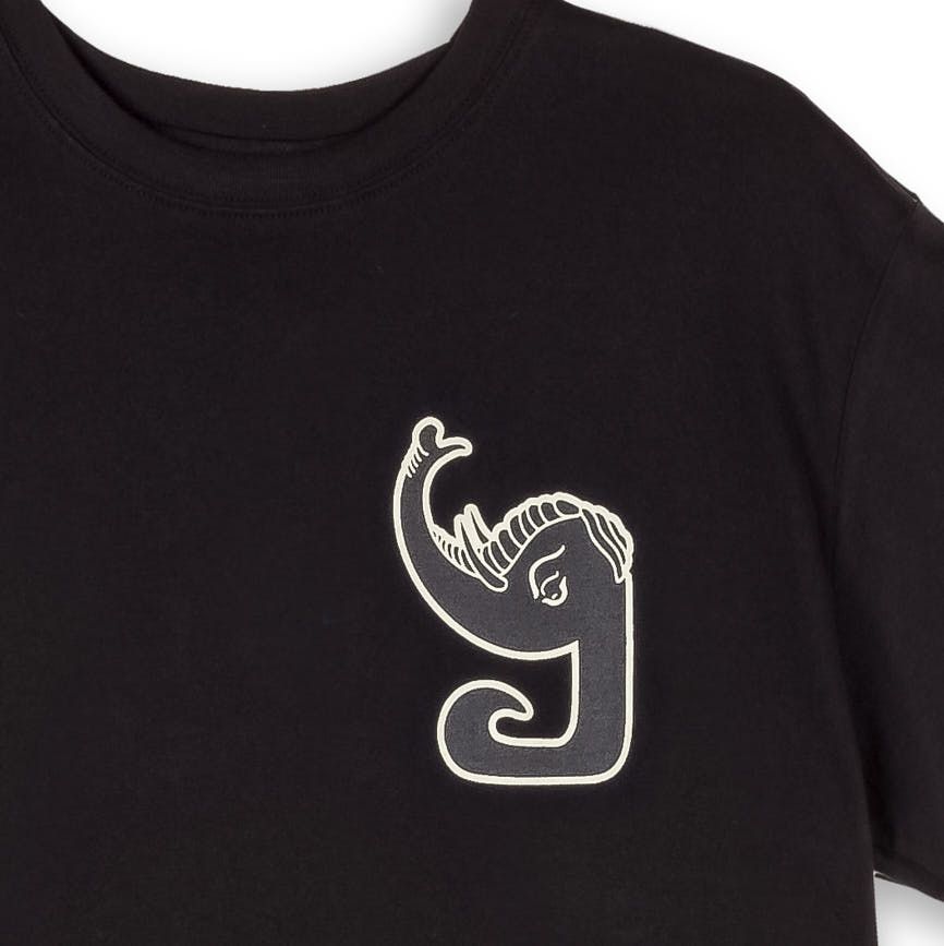 CAMISETA GRIMEY TUSKER TEMPLE REGULAR - BLACK | FW23