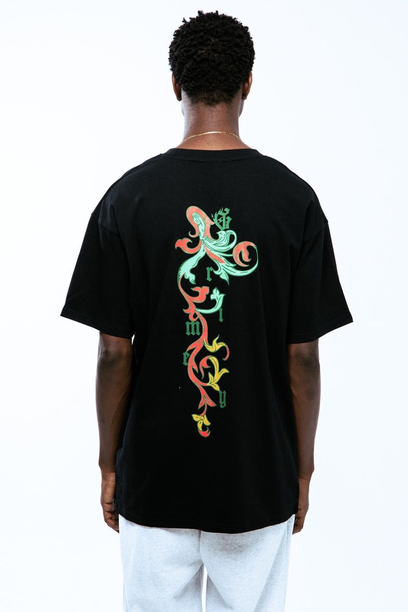 Grimey Saoirse Divine Council Tee Black